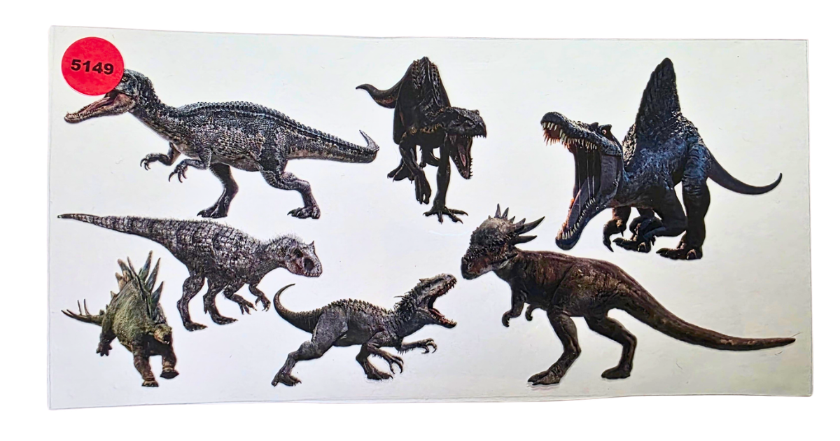 5149 DINOSAURS CUP DECAL