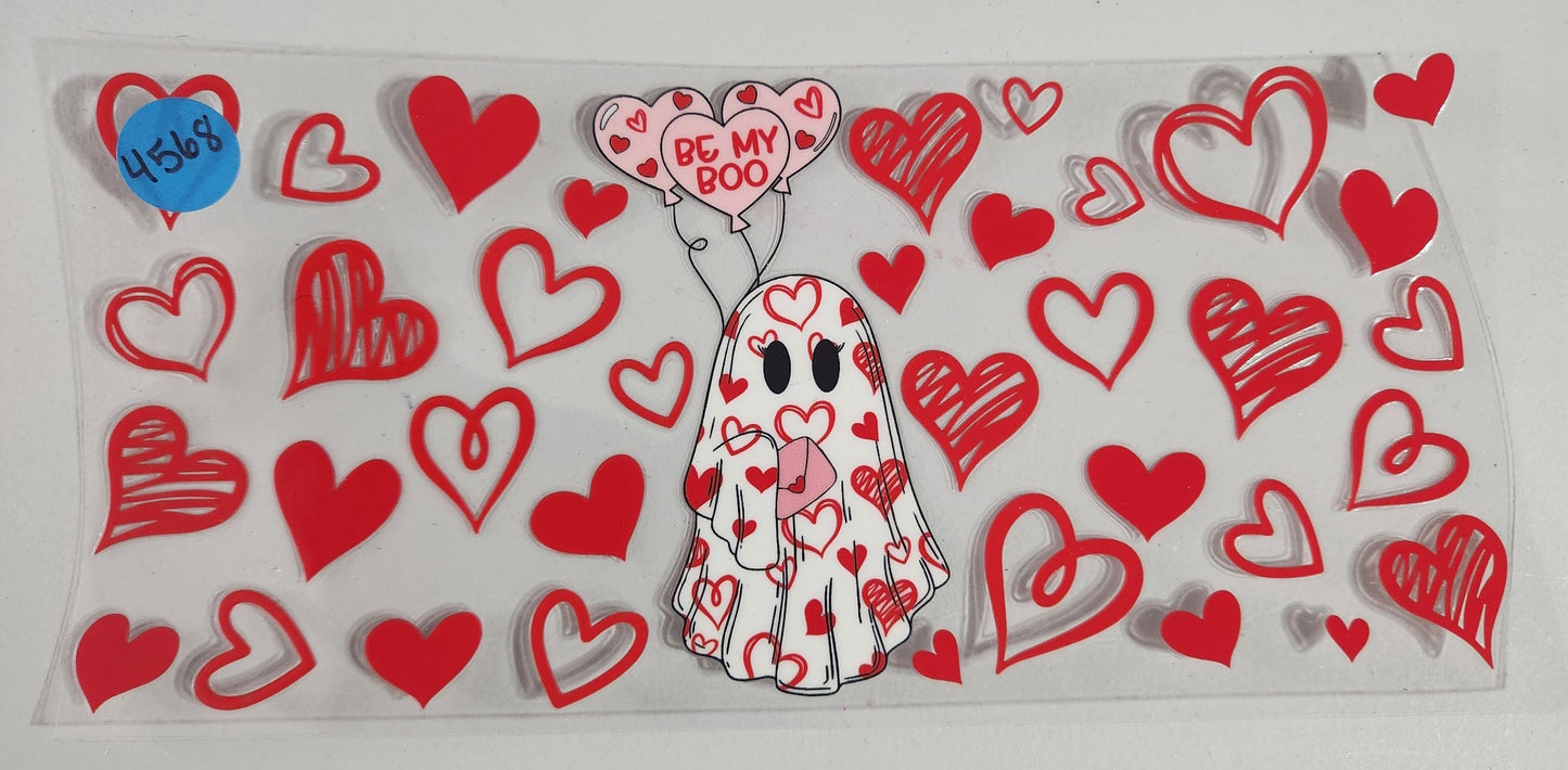 4568 VALENTINE GHOST CUP DECAL