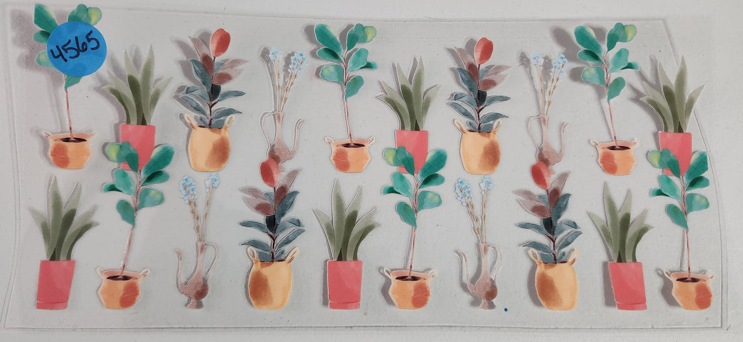 4565 PLANTS CUP DECAL