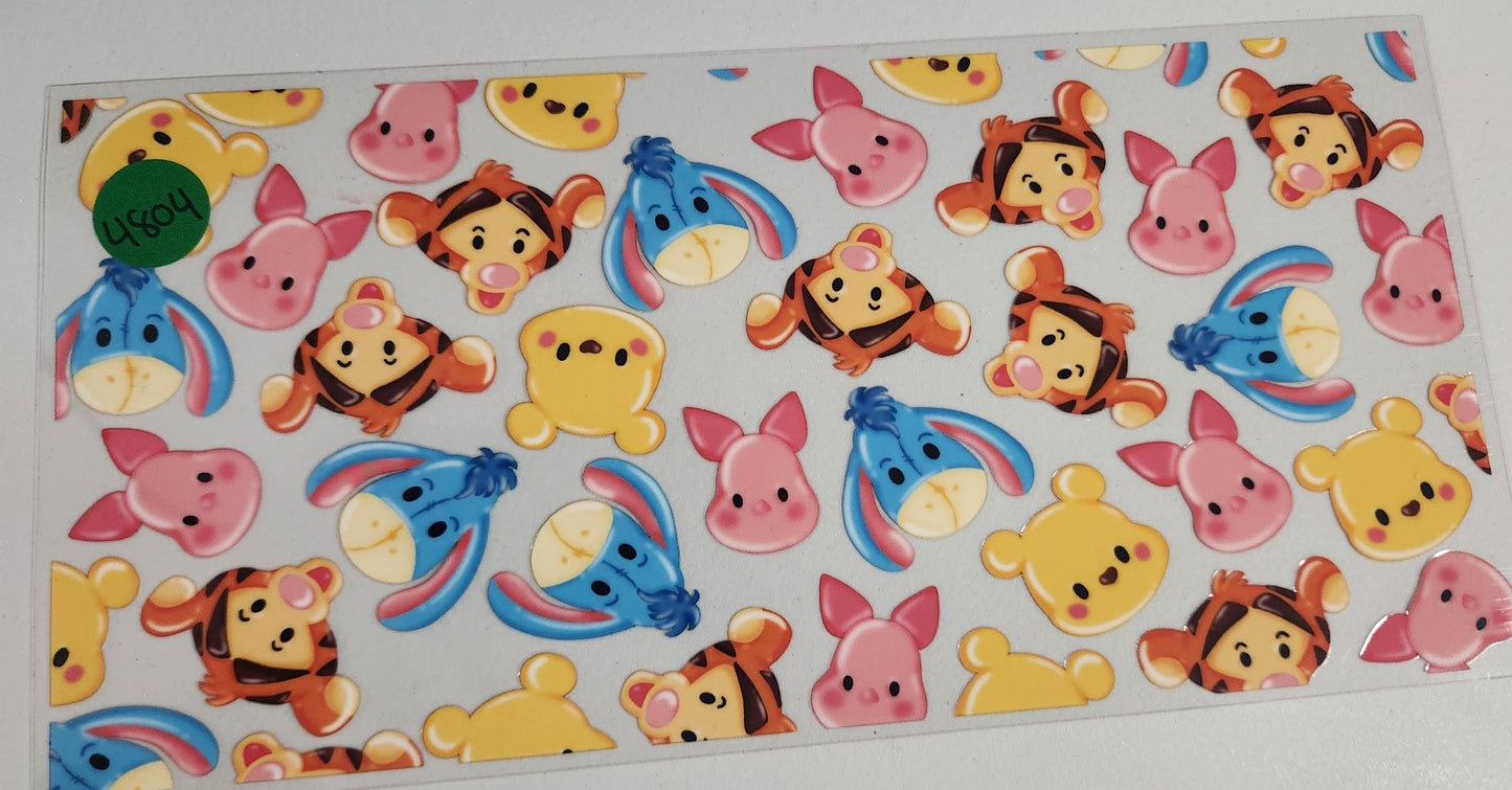 4804 POOH CUP DECAL (DOUBLE SIDED)