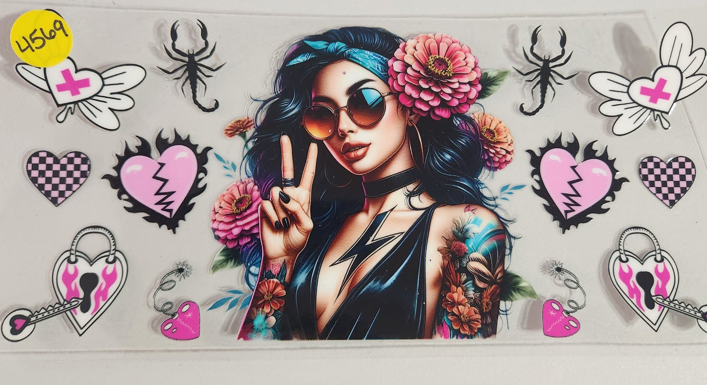 4569 HEARTBREAKER CUP DECAL