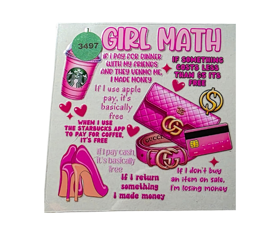 3497 GIRL MATH
