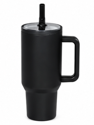 40oz BLACK STAINLESS STEEL