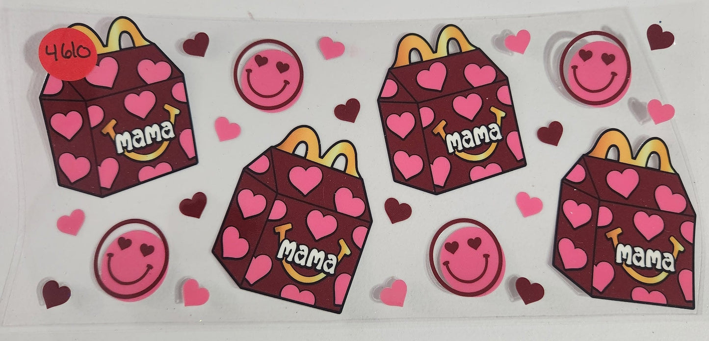 4610 MAMA MCDONALDS CUP DECAL