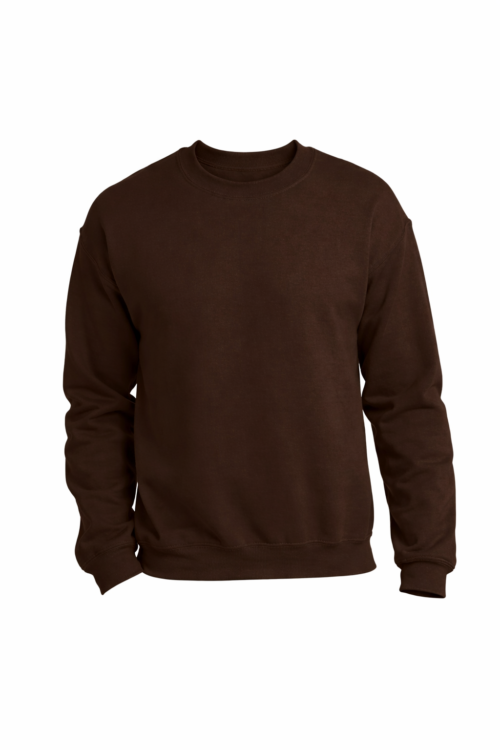 DARK CHOCOLATE BROWN CREWNECK