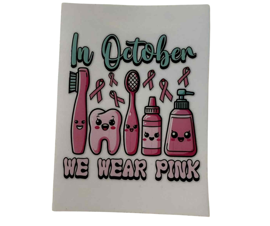 IN OCTOBER WE WEAR PINK TOOTHBRUSH (SINGLE)
