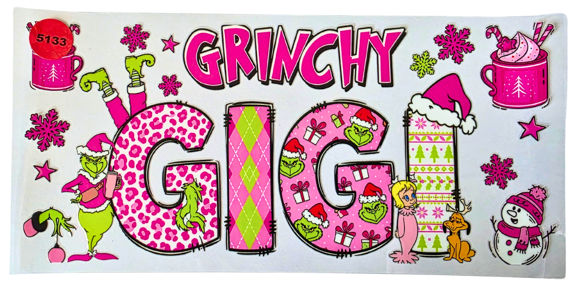 5133 GRINCHY GIGI CUP DECAL