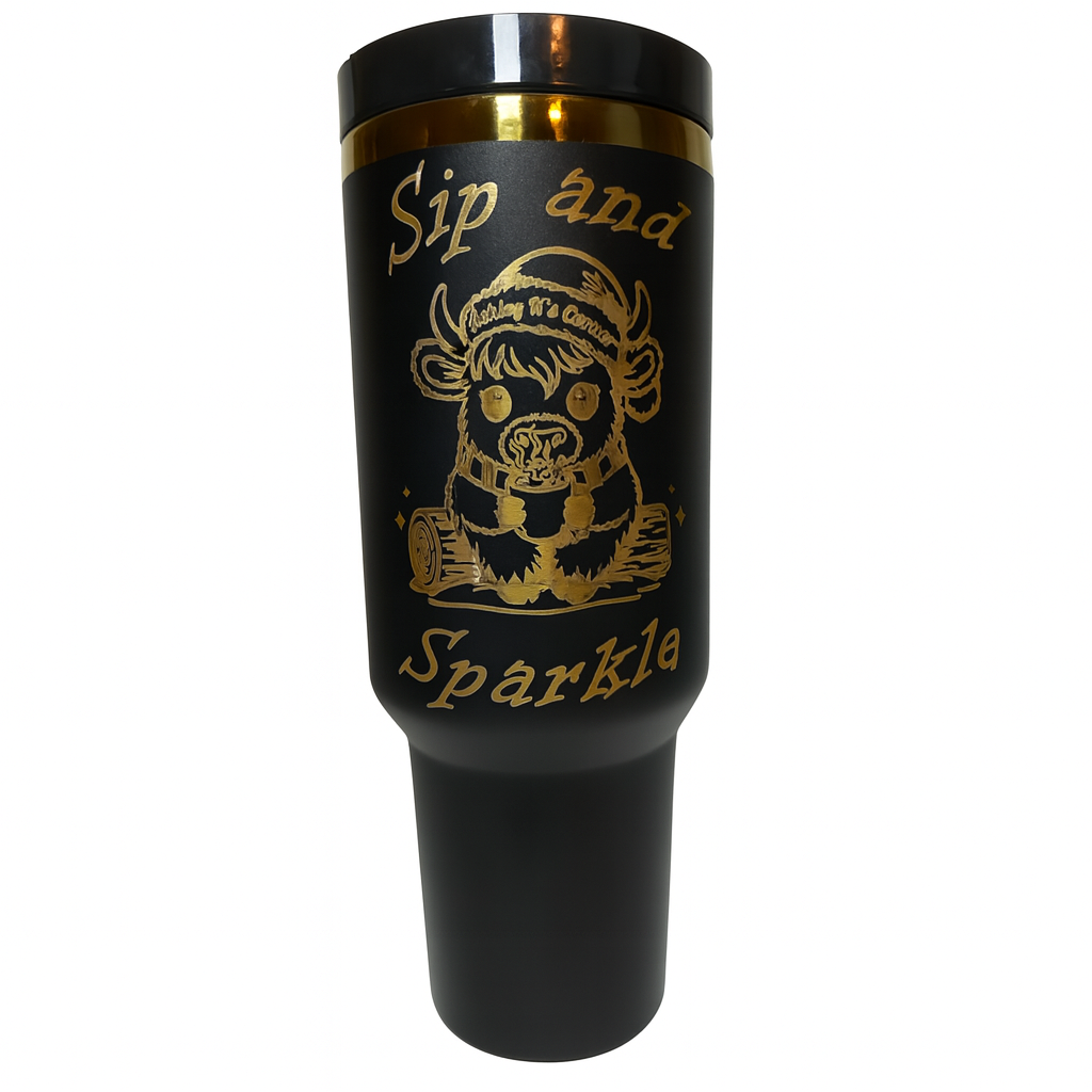 BLACK SIP & SPARKLE 40OZ