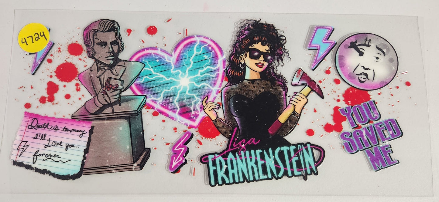 4724 LISA FRANKENSTEIN CUP DECAL