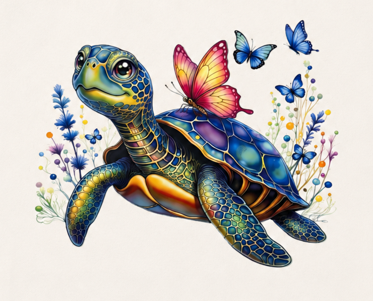 TURTLE TOTE BAG TRANSFER