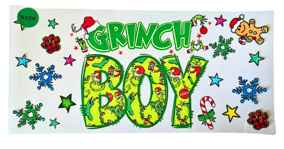 5126 GRINCH BOY CUP DECAL