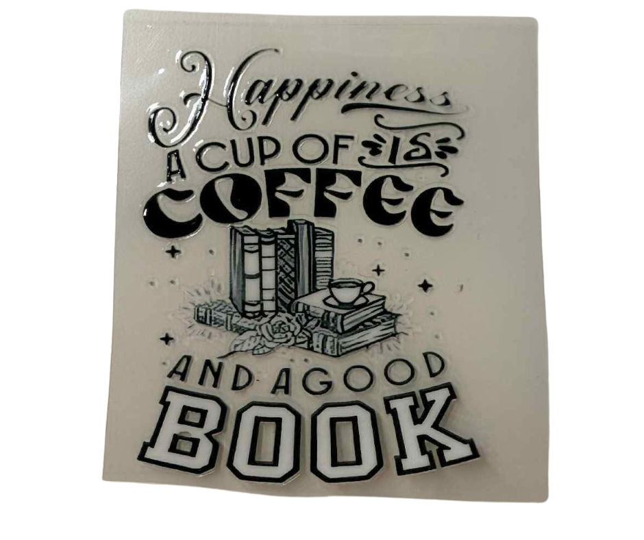HAPPINESS IS A CUP OF COFFEE & A GOOD BOOK (SINGLE)