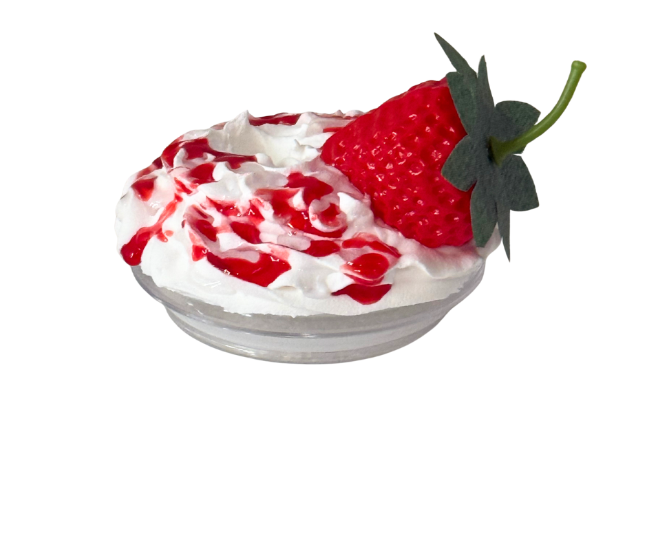 LID DECORATION (glitter, rhinestones, whipped top, honey drip...etc)