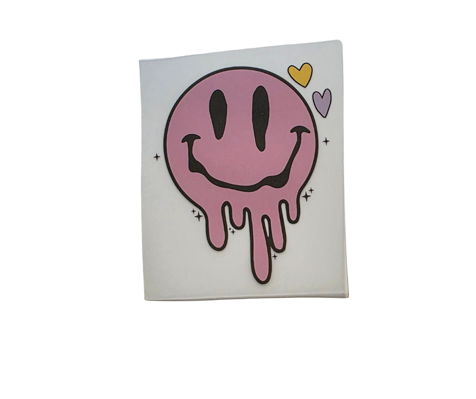 MELTING SMILEY FACE POCKET TRANSFER