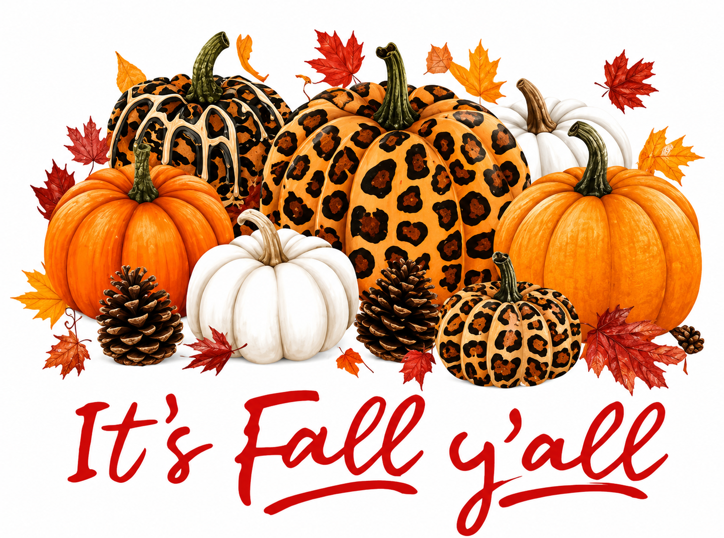 ITS FALL YALL TOTE BAG TRANSFER