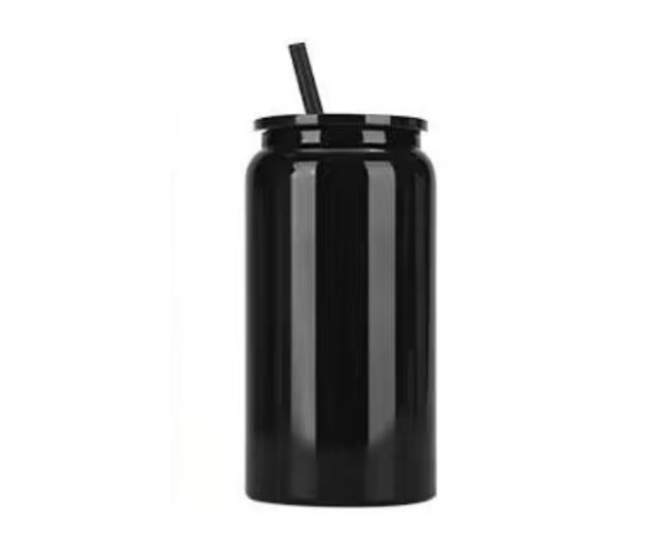 16oz BLACK STAINLESS STEEL ( DECAL ONLY)