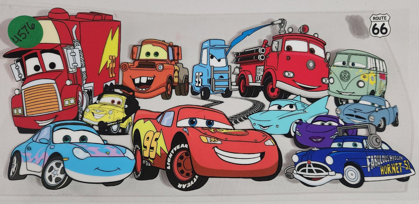 4576 CARS CUP DECAL