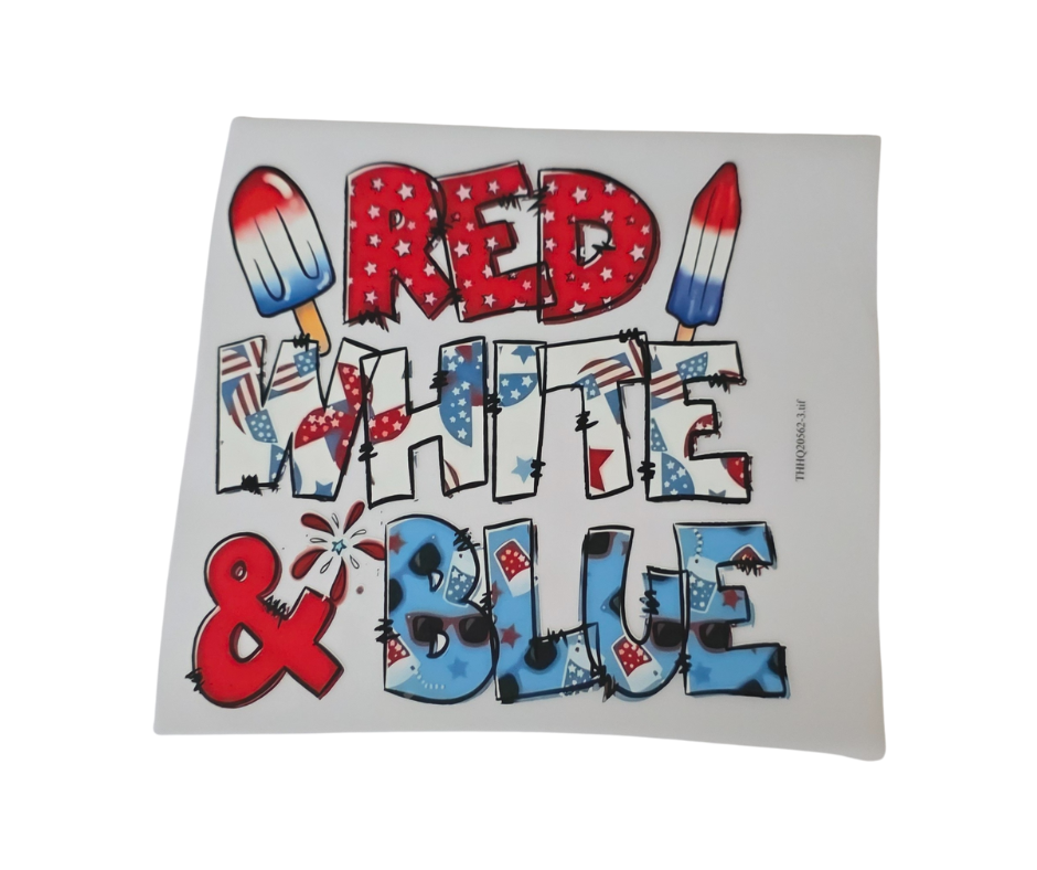 737 RED WHITE & BLUE