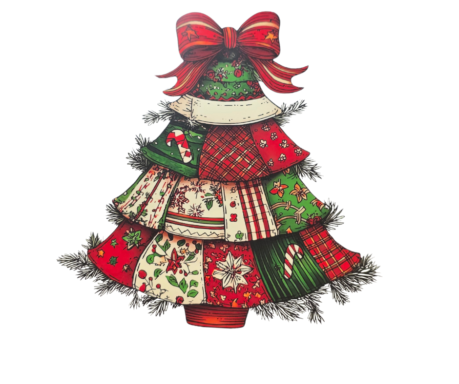 425 CHRISTMAS TREE BOW TRANSFER