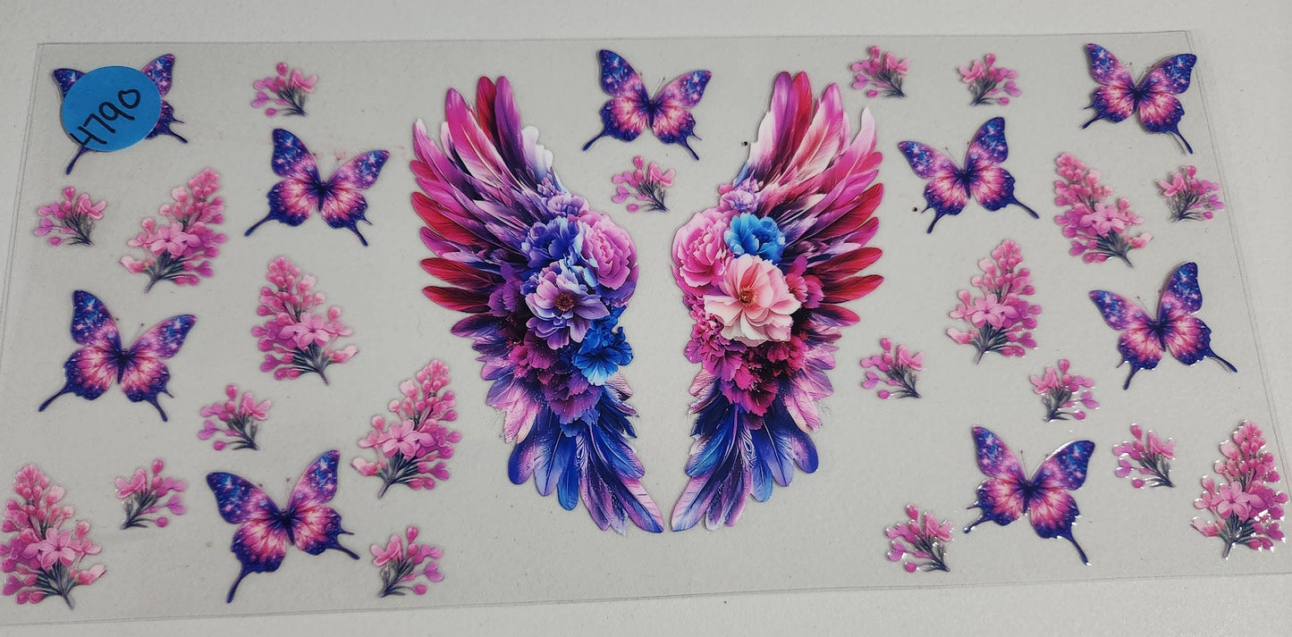 4790 WINGS CUP DECAL (DOUBLE SIDED)