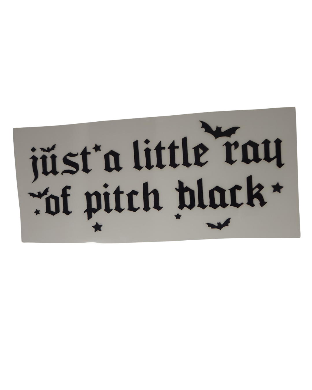 1125 RAY OF PITCH BLACK SHIRT TRANSFER