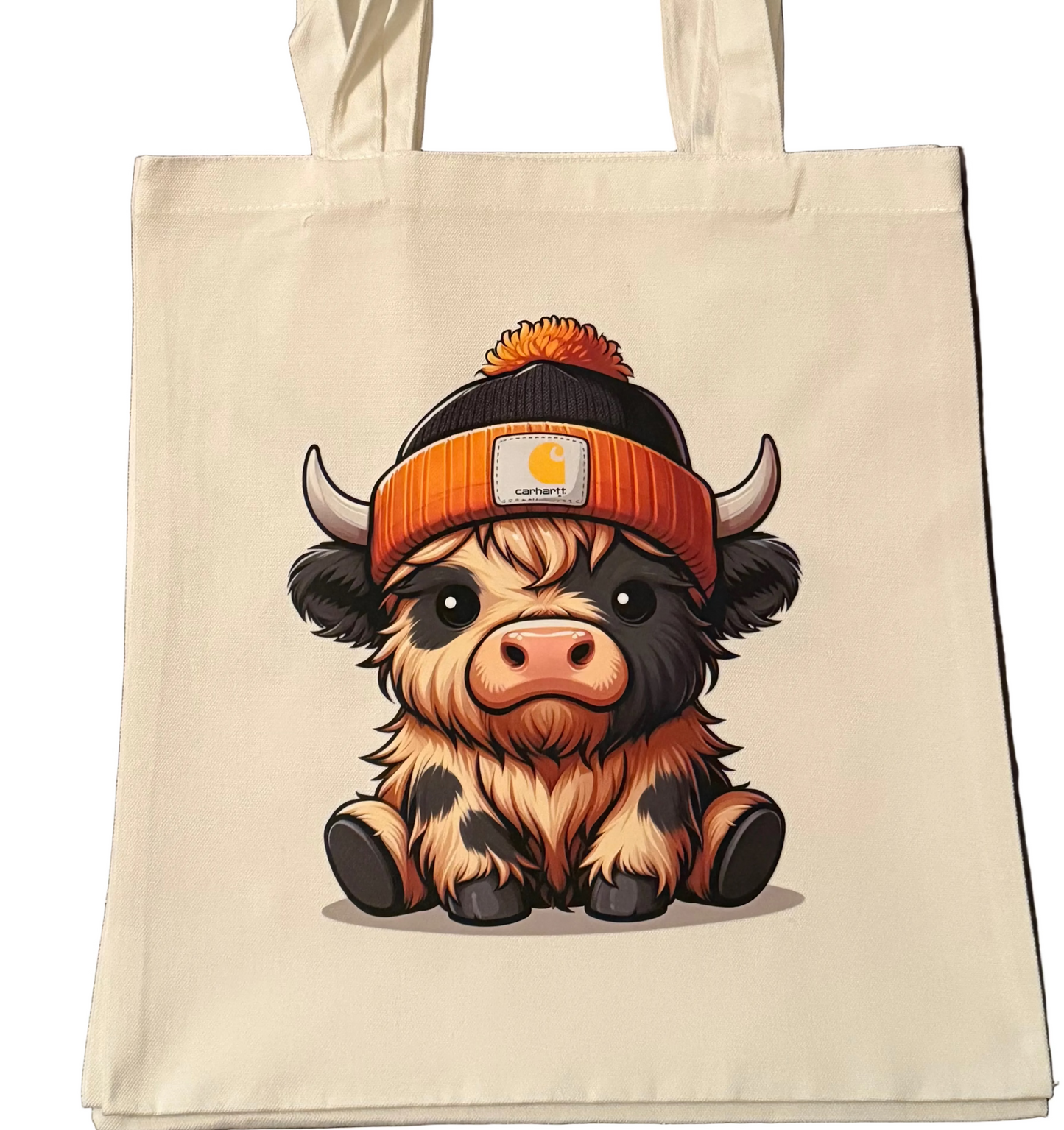 FALL HIGHLAND COW TOTE BAG