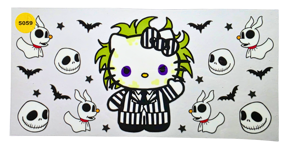 5059 HELLO KITTY CUP DECAL