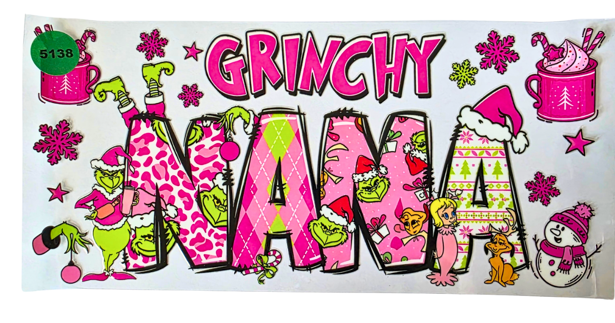 5138 GRINCHY NANA CUP DECAL