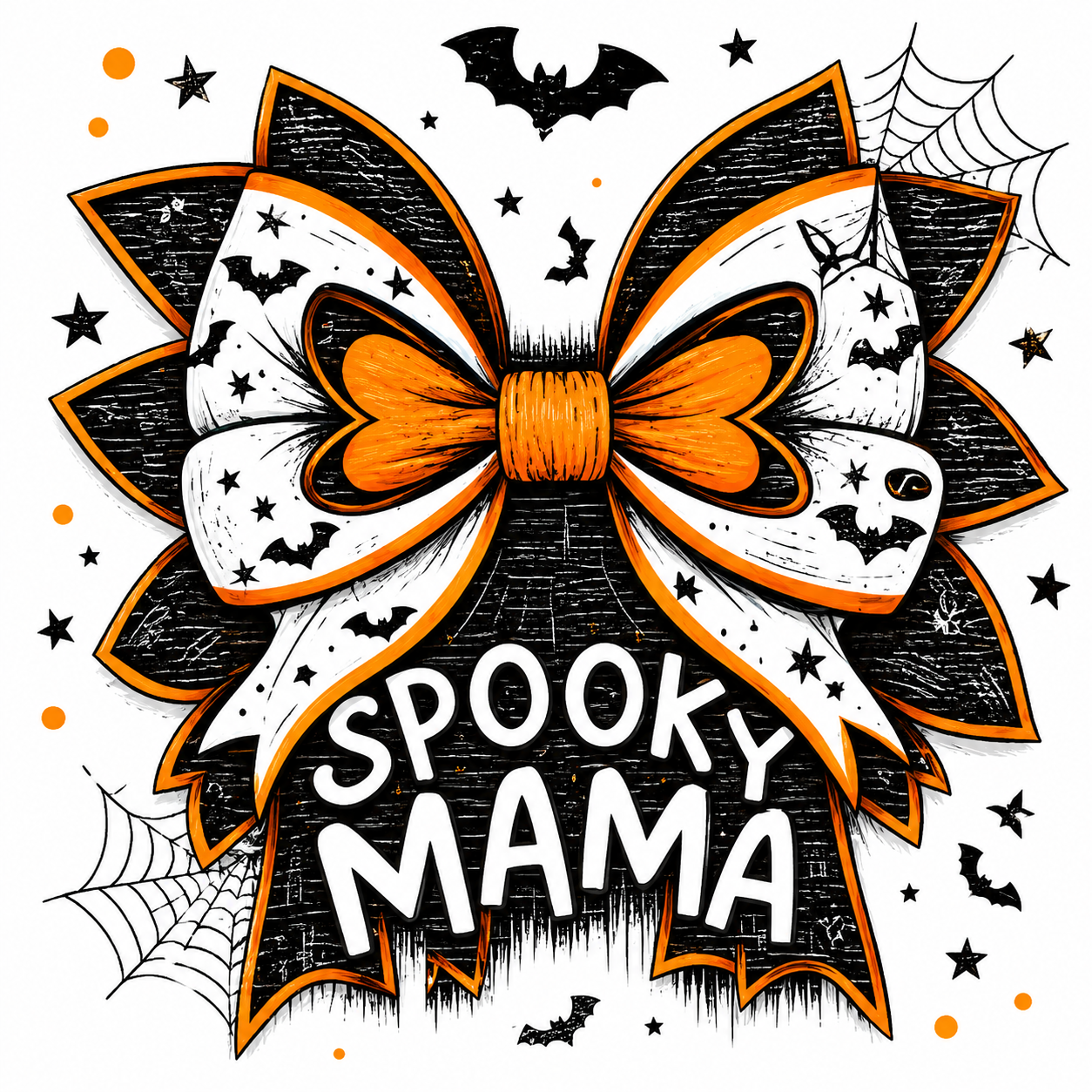 SPOOKY MAMA TOTE BAG TRANSFER