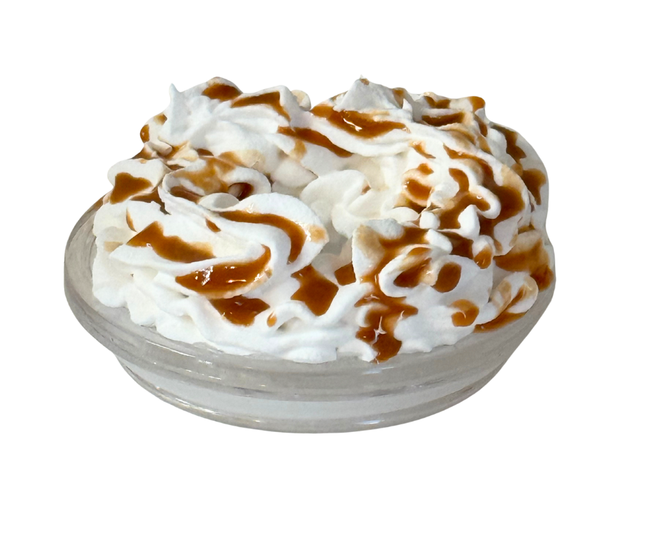LID DECORATION (glitter, rhinestones, whipped top, honey drip...etc)