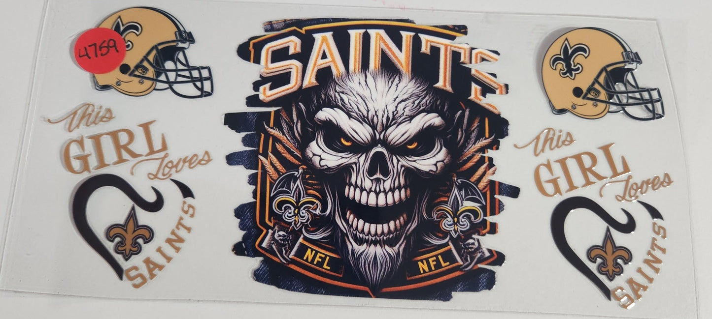 4759 SAINTS CUP DECAL