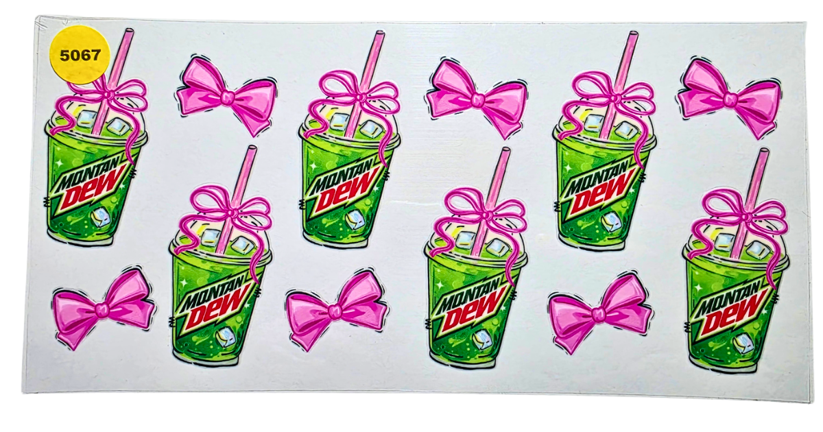 5067 MTN DEW CUP DECAL