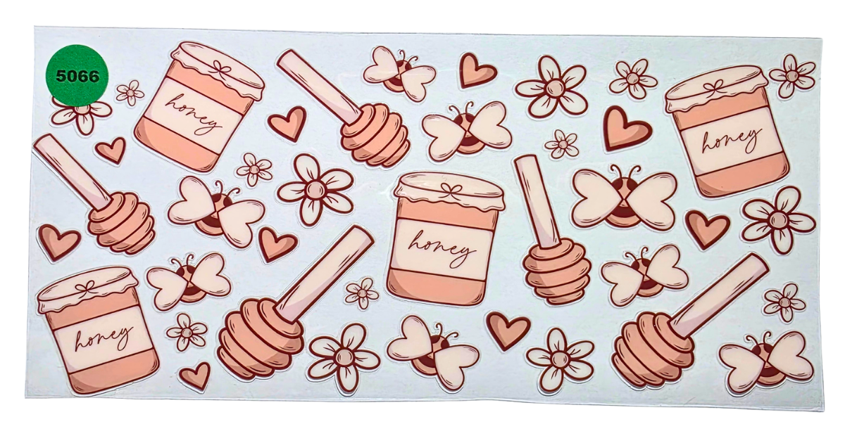 5066 HONEY CUP DECAL