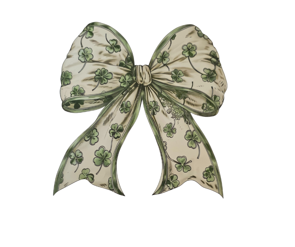 723 FOUR LEAF CLOVER BOW