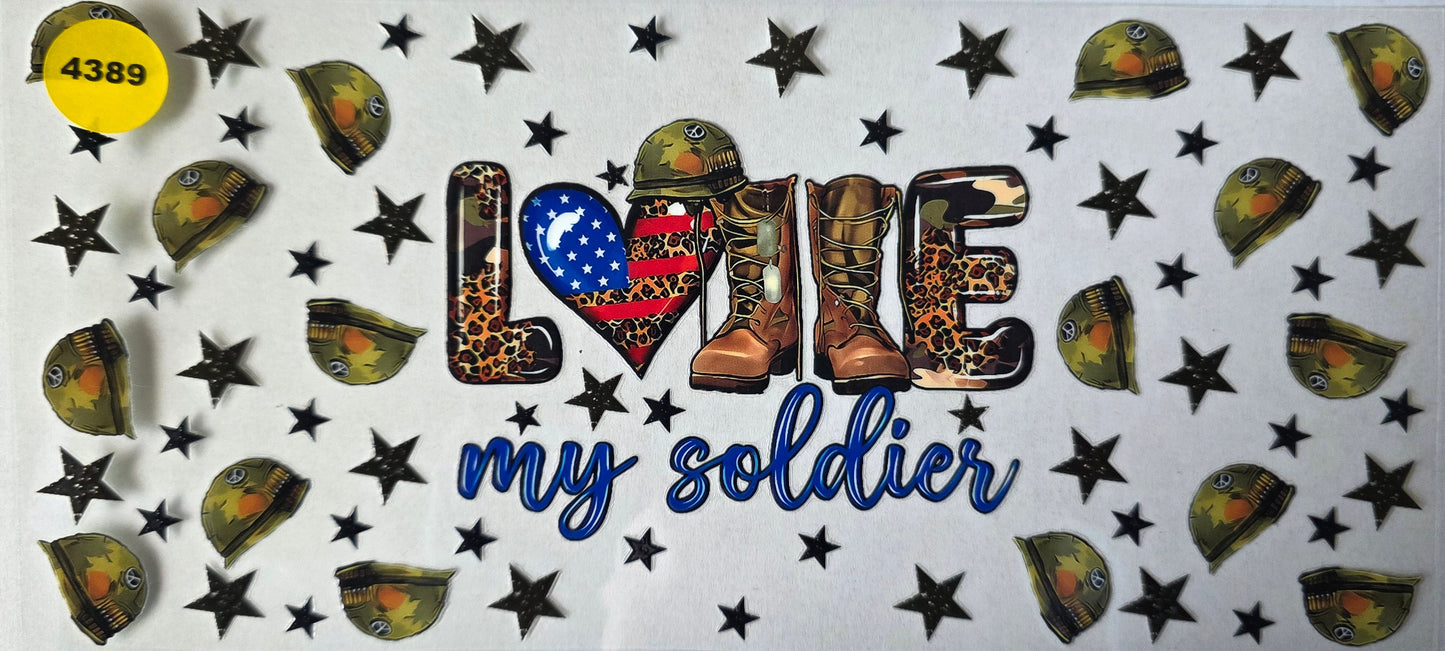 4389 LOVE MY SOLDIER
