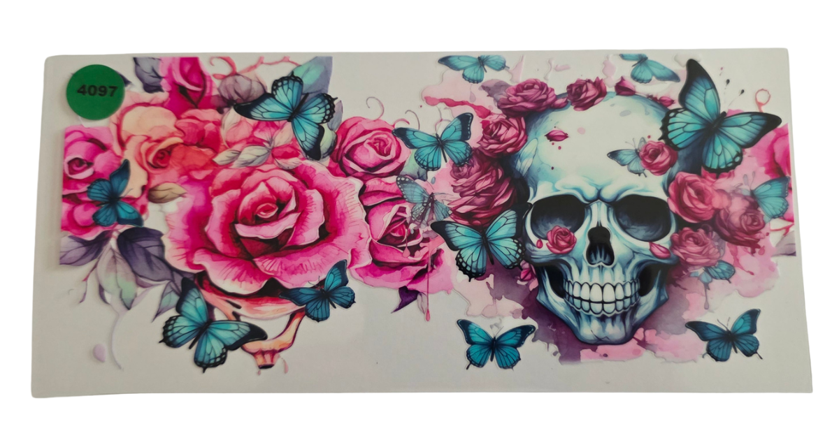 4097 SKELETON & ROSES