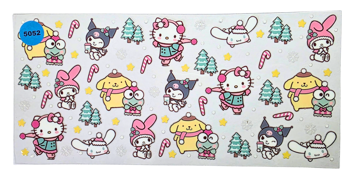 5052 HELLO KITTY & FRIENDS CUP DECAL