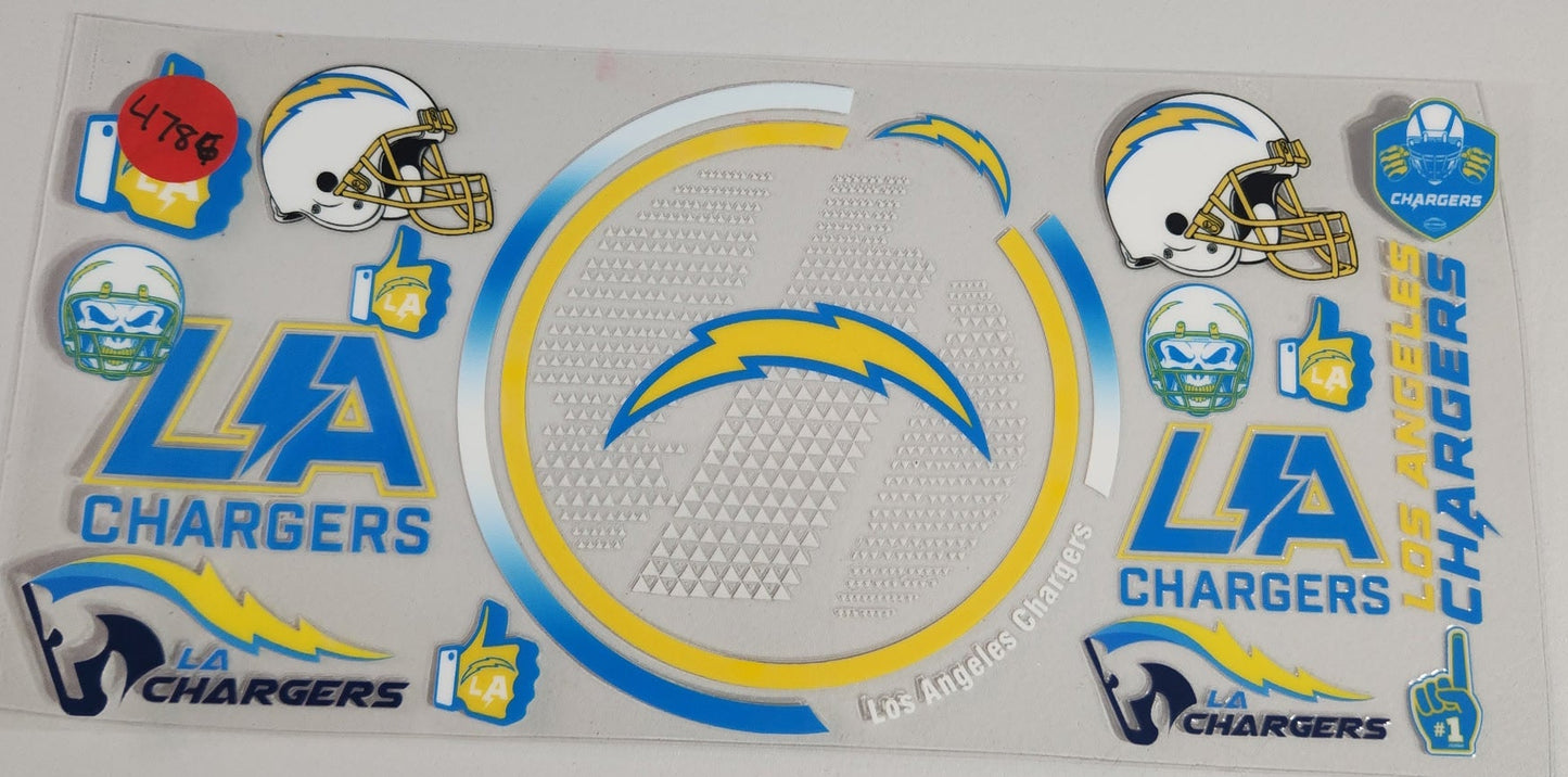 4786 CHARGERS CUP DECAL