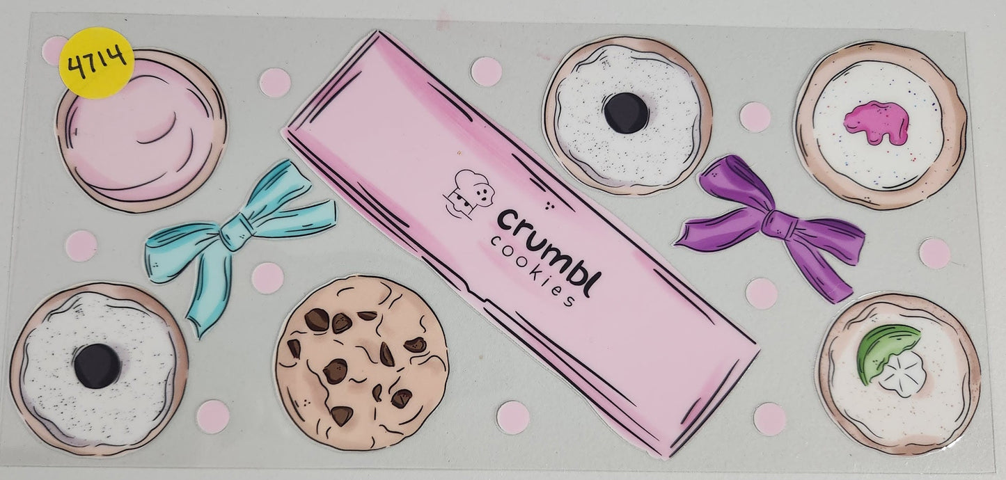 4714 CRUMBL COOKIE CUP DECAL