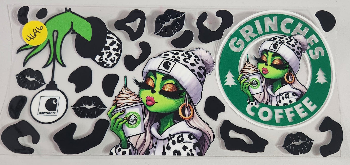 4696 GRINCHES COFFEE CUP DECAL