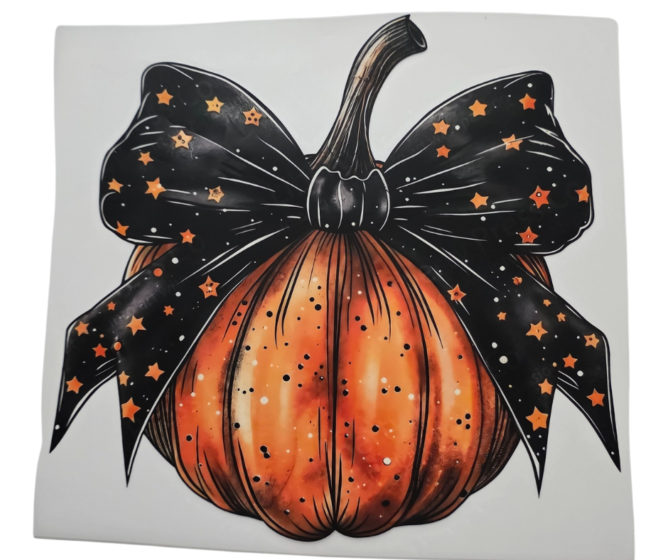 93 PUMPKIN WITH BOW