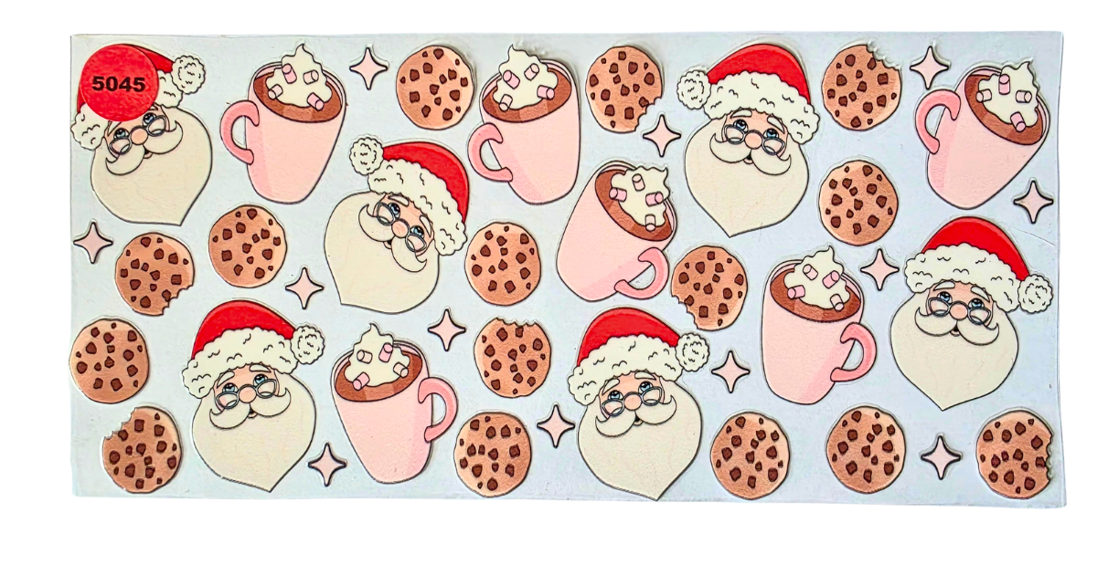 5045 SANTA CUP DECAL
