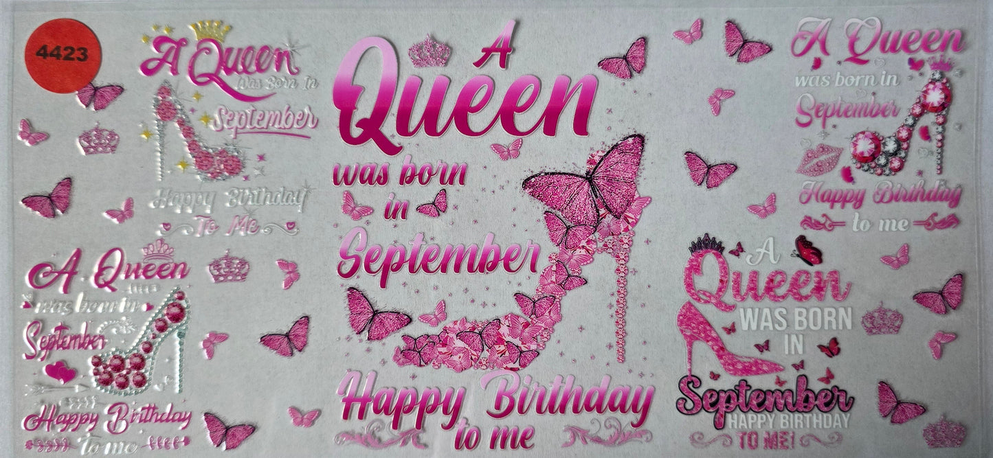 4423 QUEEN WAS BORN IN SEPTEMBER