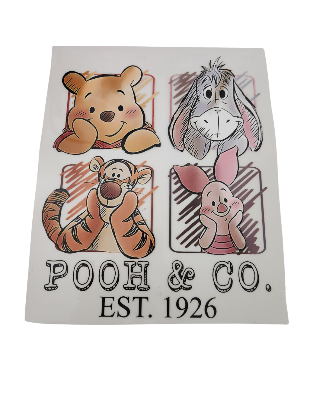 1164 POOH & CO SHIRT TRANSFER