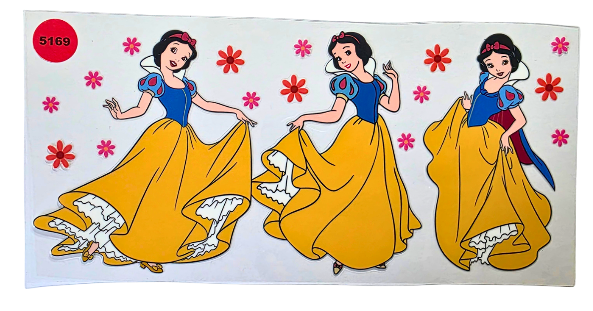 5169 SNOW WHITE CUP DECAL