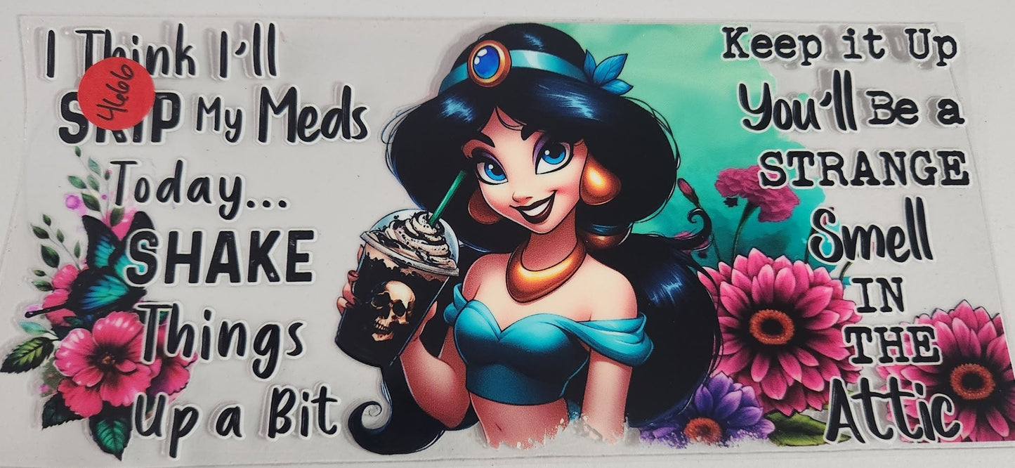 4666 JASMINE CUP DECAL
