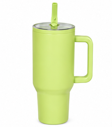 40oz LIME GREEN STAINLESS STEEL