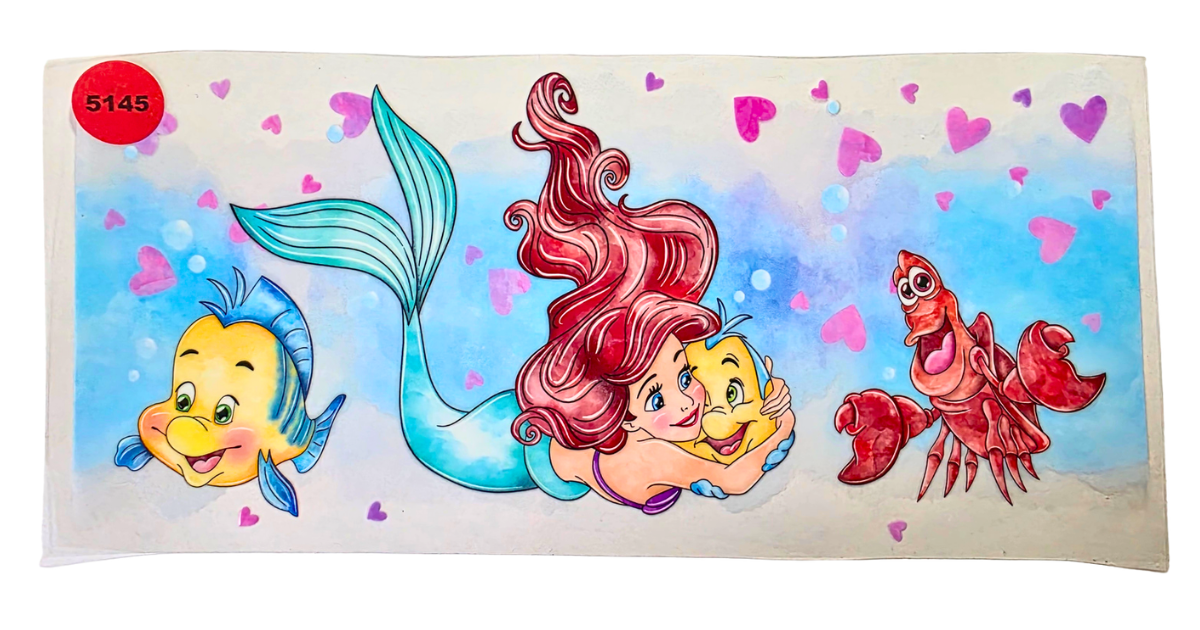 5145 LITTLE MERMAID CUP DECAL