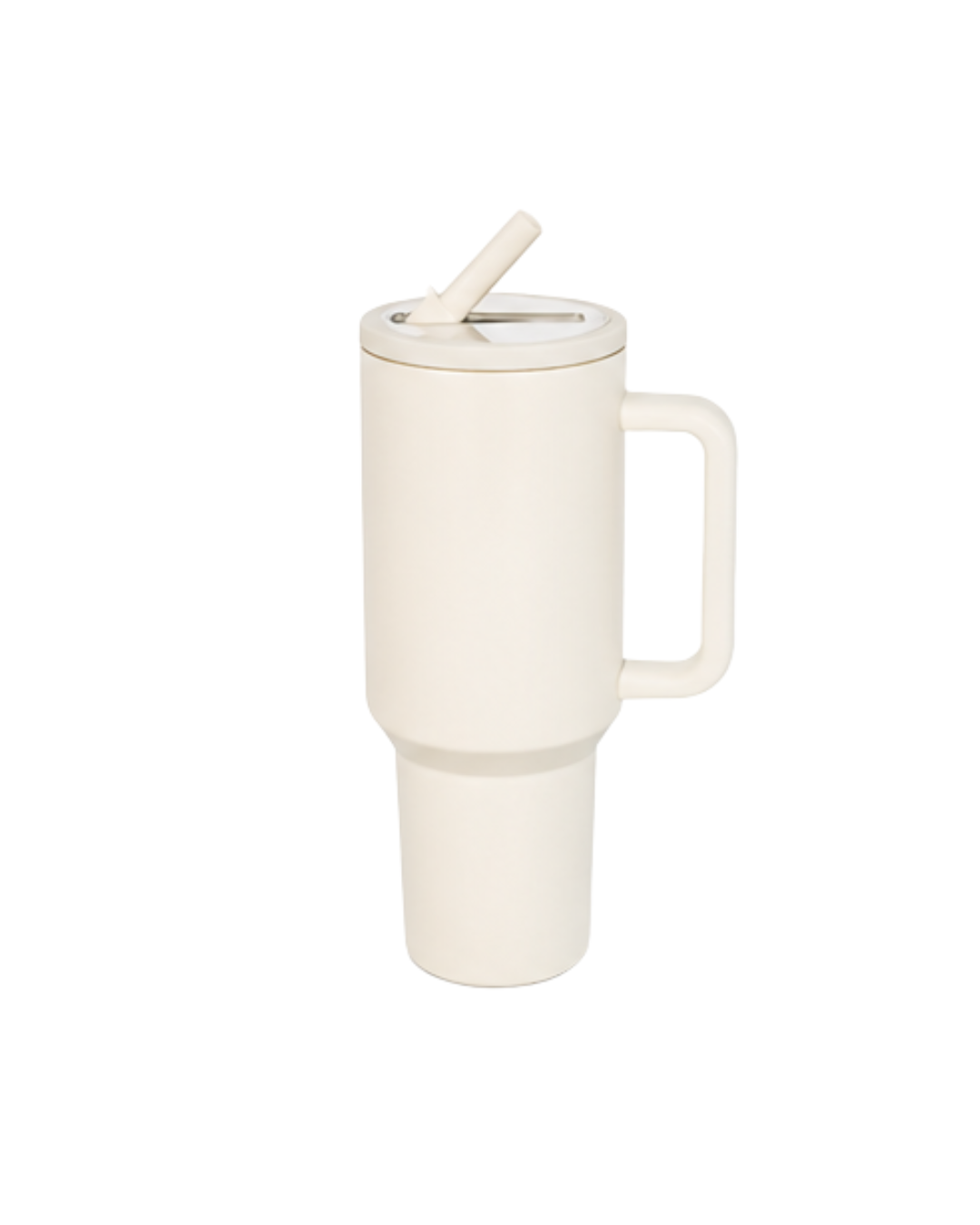 40oz WHITE STAINLESS STEEL