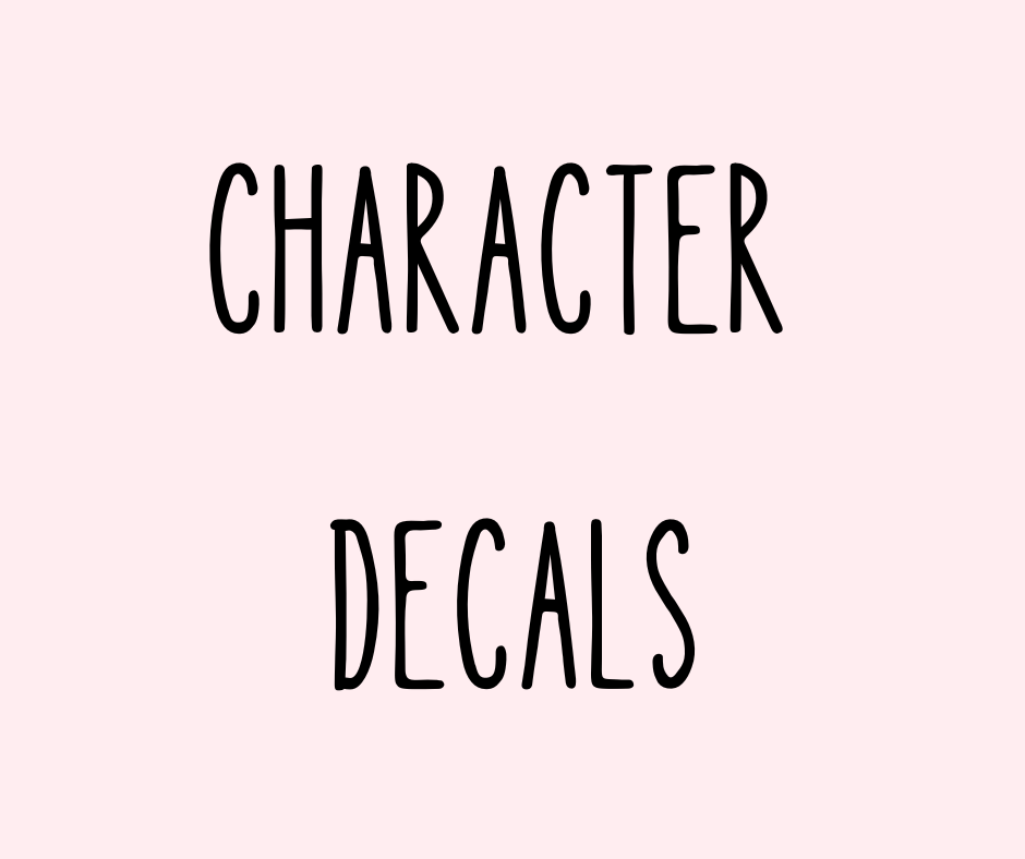 CHARACTER DECALS
